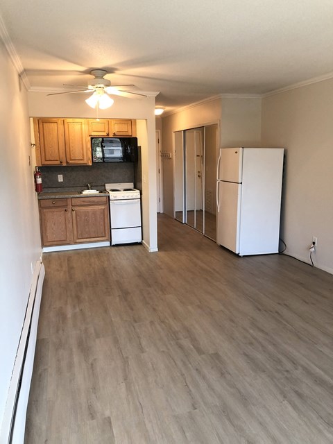 Floor plan for studio, 1 bath