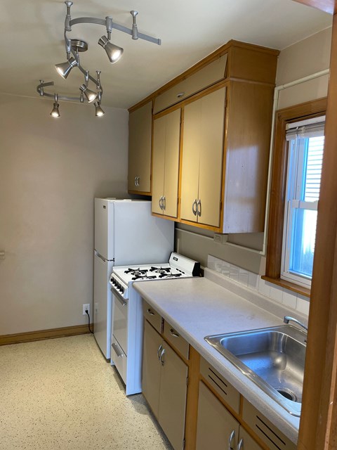 Floor plan for 1 bed, 1 bath