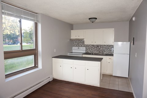 Floor plan for 1 bed, 1 bath