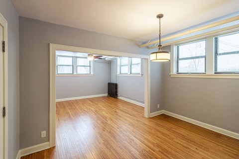 Floor plan for 3 beds, 1 bath