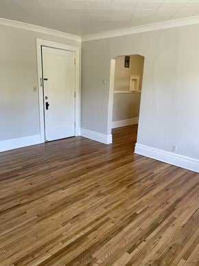 Saint Paul apartment for rent - Newly refinished hardwood floors throughout.