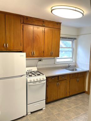 St. Paul apartment for rent - Kitchen with updated appliances and fixtures.