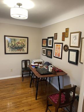 Saint Paul apartment for rent - Dining area off living room
