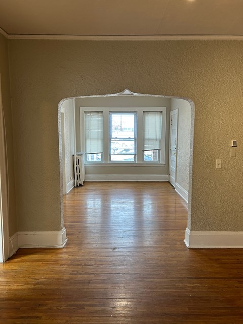 Floor plan for 1 bed, 1 bath