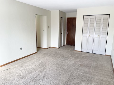 Floor plan for 1 bed, 1 bath, 700 sqft