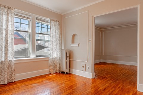 Floor plan for 1 bed, 1 bath