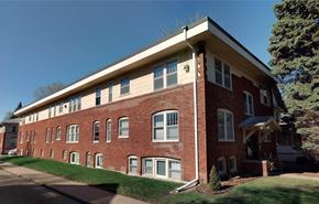St. Paul apartment for rent - 1920's red brick exterior.