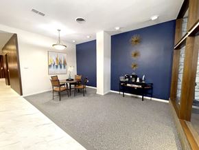 Akron apartment for rent - A dining room with a table and chairs.