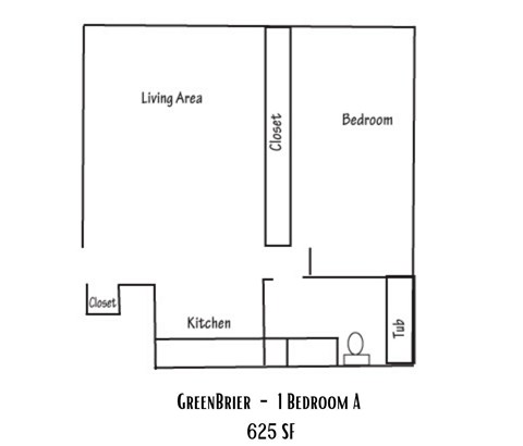 Floor plan for studio