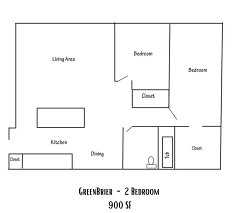 Floor plan for studio