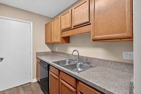 North Charleston apartment for rent - A kitchen with a sink and cabinets at Brackenbrook Apartments, North Charleston, South Carolina