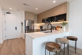 Atlanta apartment for rent - Kitchen with a White Counter at The Mitchell , Atlanta, GA
