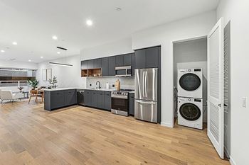 Kitchen and laundry room