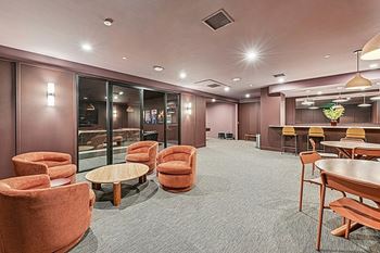Bright conference room