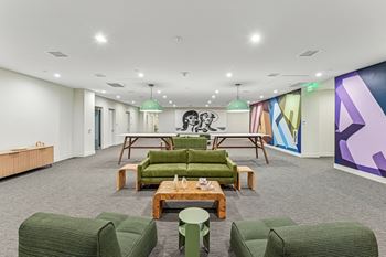 Modern social lounge