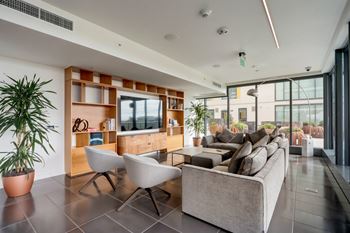 Lounge with tv