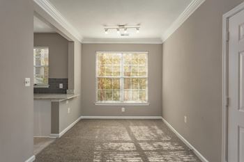 Living room with natural light 