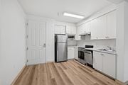Los Angeles apartment for rent - Kitchen with wooden floor at Parkview Living Apartments, California, 90026