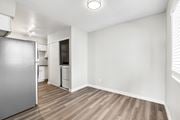 Phoenix apartment for rent - A kitchen with a refrigerator at Solara, Phoenix, 85033