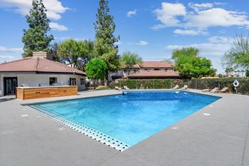 A large swimming pool 