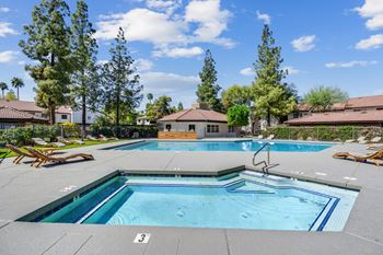Hot tub and pool