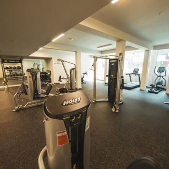 Cardio equipments at gym