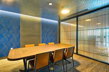 A conference room 