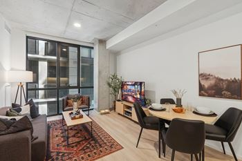 Decorated living room