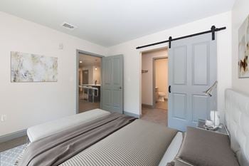 Carpeted bedrooms and tiled bathrooms