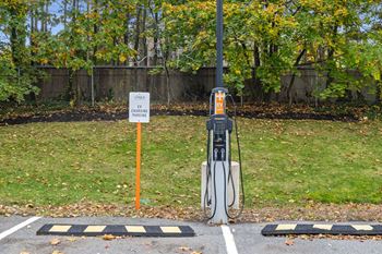Electric car charging station