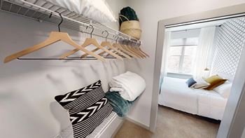 Generous walk-in closets*