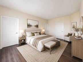 Coraopolis apartment for rent - Primary Bedroom at Preserve at Whispering Woods