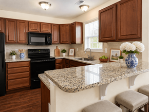 Temple apartment for rent - Kitchen with Granite Countertop at Reserve at Spring Pointe