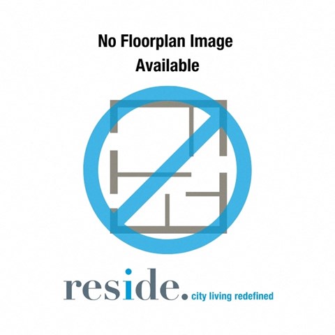 Floor plan for 1 bed, 1 bath, 600 sqft