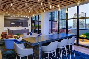 Chicago apartment for rent - Gild Chicago Apartments 60610 - The Living Room Resident Lounge
