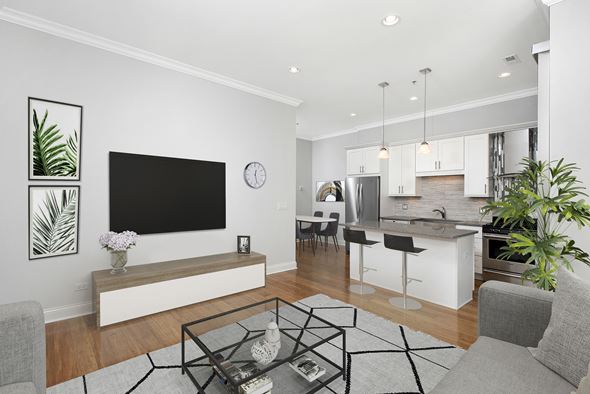 Chicago apartment for rent - Open Floorplans at Reside on Jackson apartments near Fulton Market