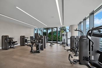 Gym weight room