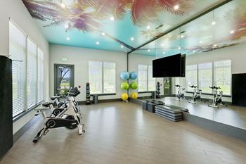 Fitness on demand & spin/yoga room