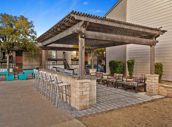 Outdoor lounge spaces