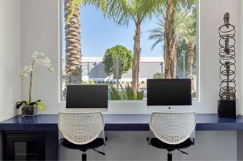 Business center & gourmet coffee bar