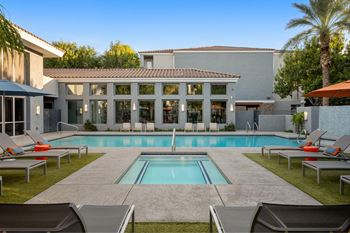 Resort-style swimming pool & spa