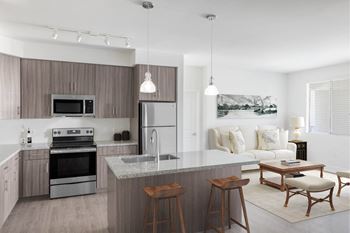 Islands w/ pendant lighting