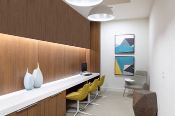 Business hub with wi-fi