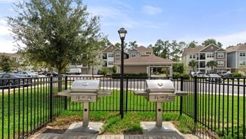 Community barbecue grilling areas