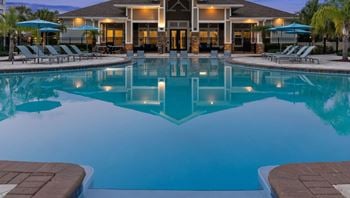 2 Large zero entry swimming pools
