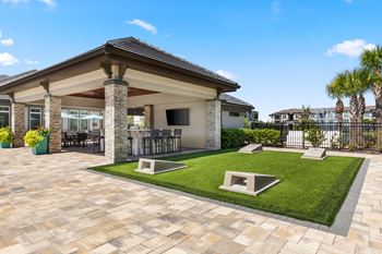 Outdoor game patio