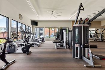 State-of-the-art fitness center w/ yoga studio & cardio/weight equipment