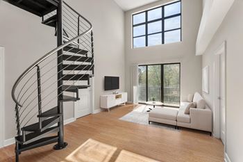 Bamboo hardwood or wood plank-style floors