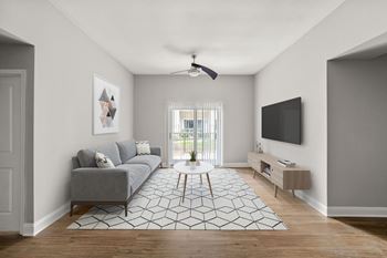 Contemporary plank flooring