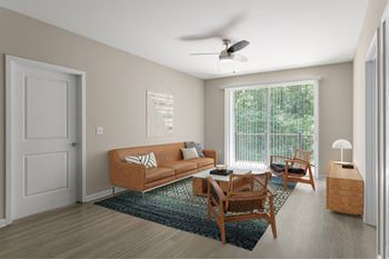 Luxury plank hardwood-style flooring